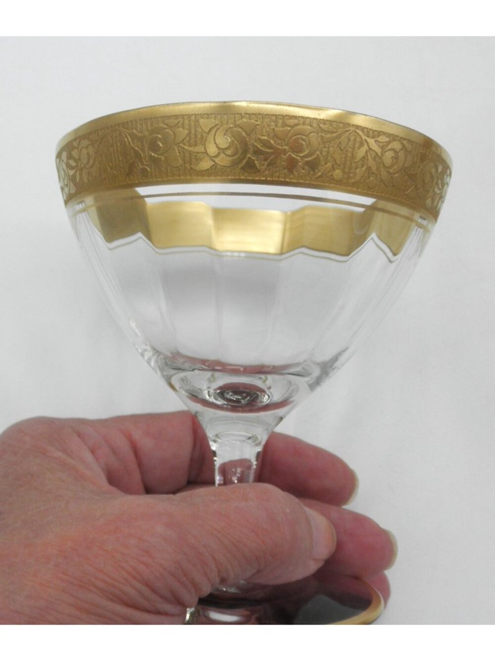 Rambler Rose by Tiffin-Franciscan Champagne Glasses Set of 6 Pattern TIFRAROSE11 - Picture 7 of 8